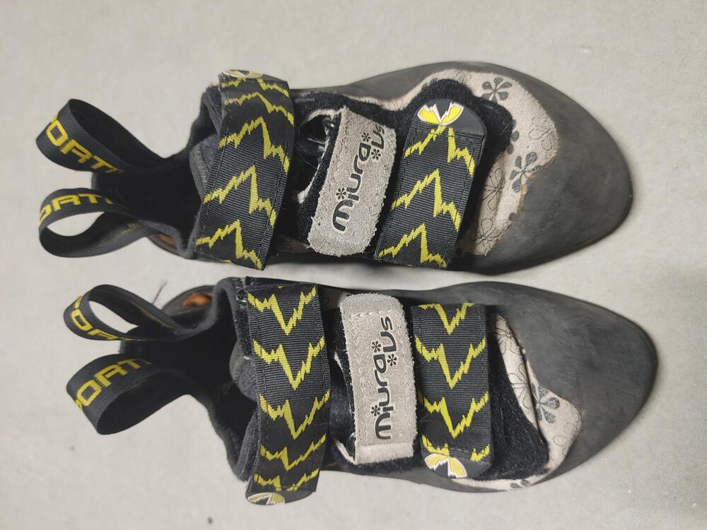 Women's Climbing Shoes and Hiking Boots (La Sportiva Miuras 36 1/2 and 35  1/2, Vasque Gortex Boot) Men's Climbing Shoes (Scapa Force and La Sportiva  Megas), Teva Shoes