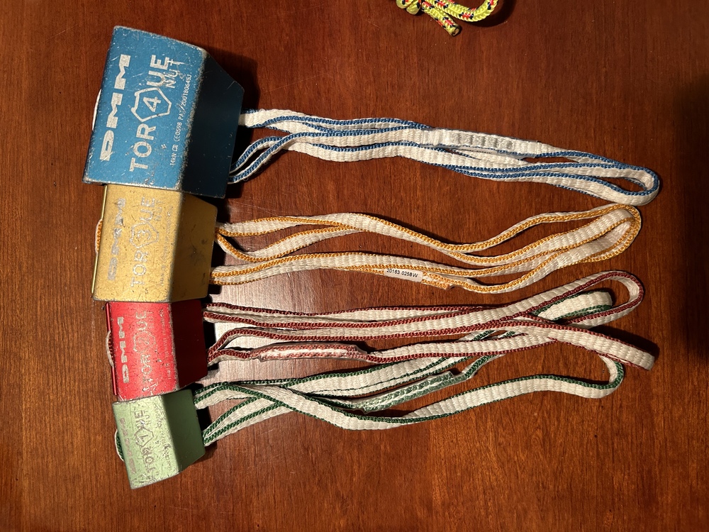 For sale trad gear (hexes and nuts)