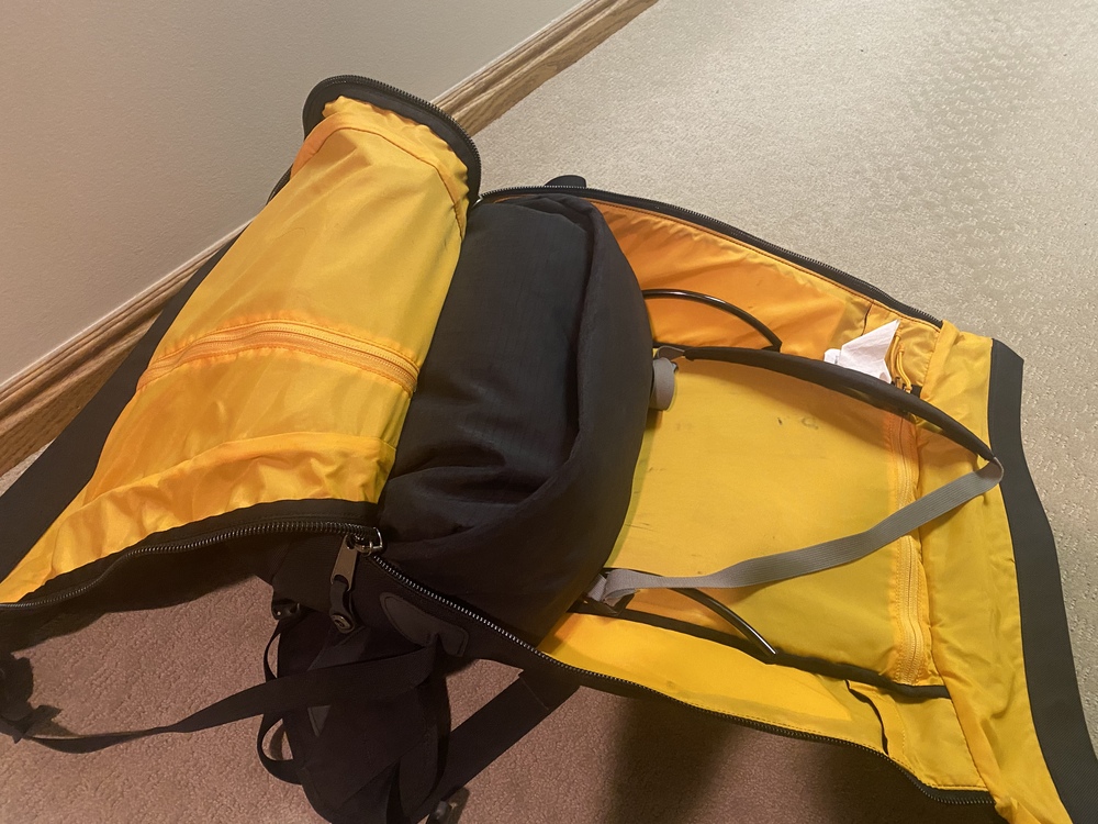 Arcteryx Climbing Pack with Arcteryx Rope Bag