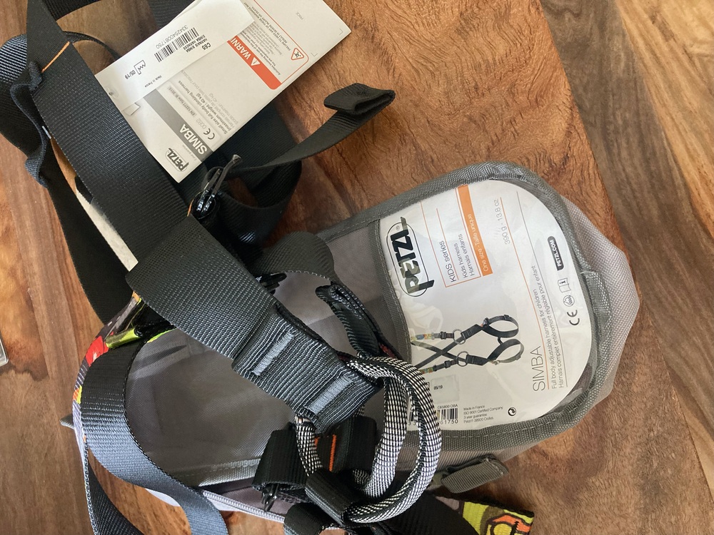 NEW Petzl Simba Kids Climbing Harness