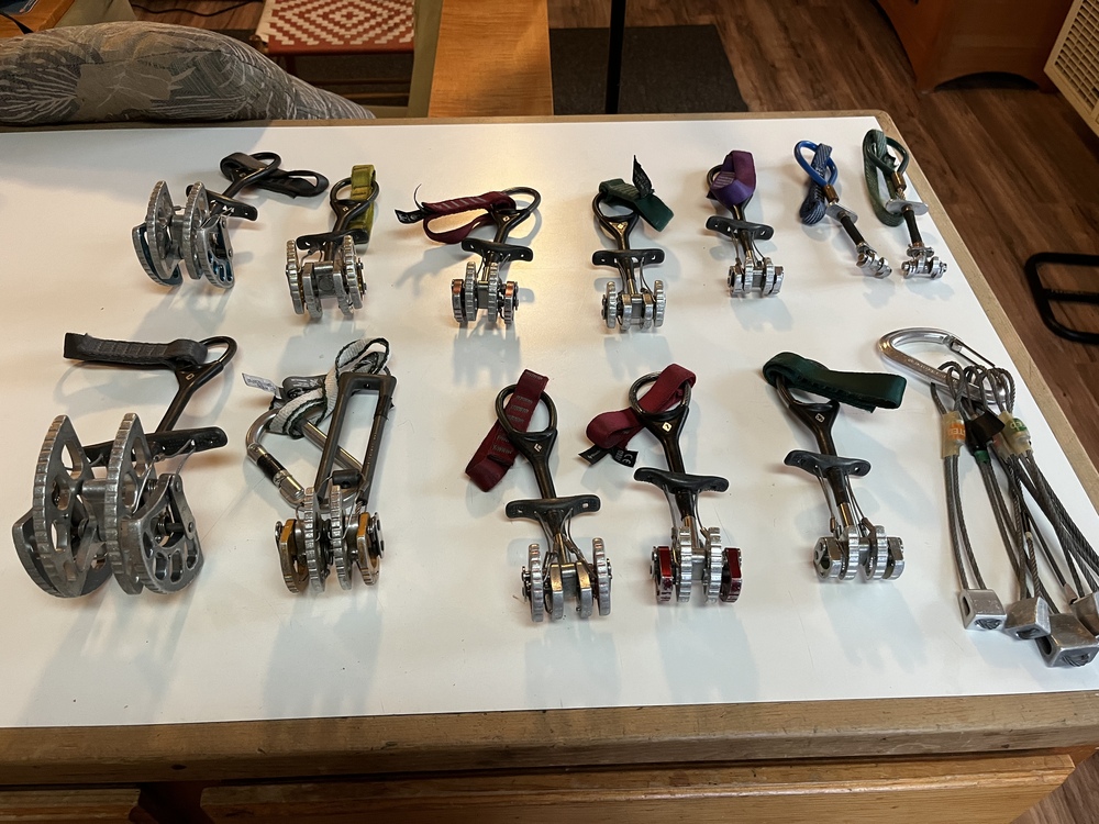 Trad and aid climbing gear for sale