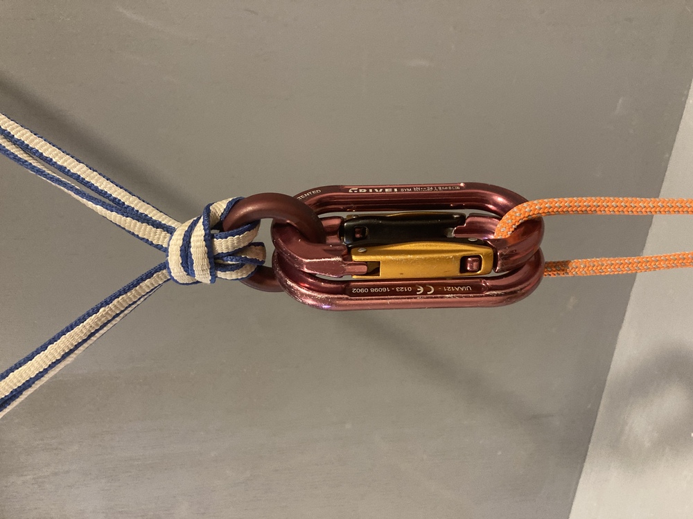 Girth Hitch Master Point for Top Roping