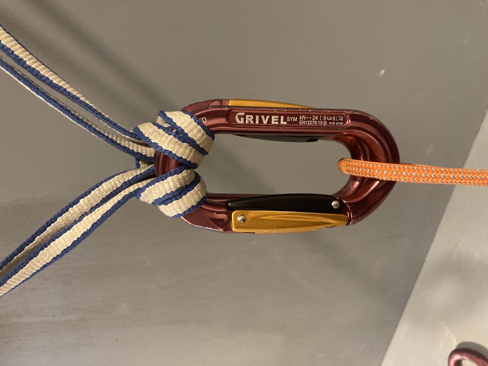 Girth Hitch Master Point for Top Roping
