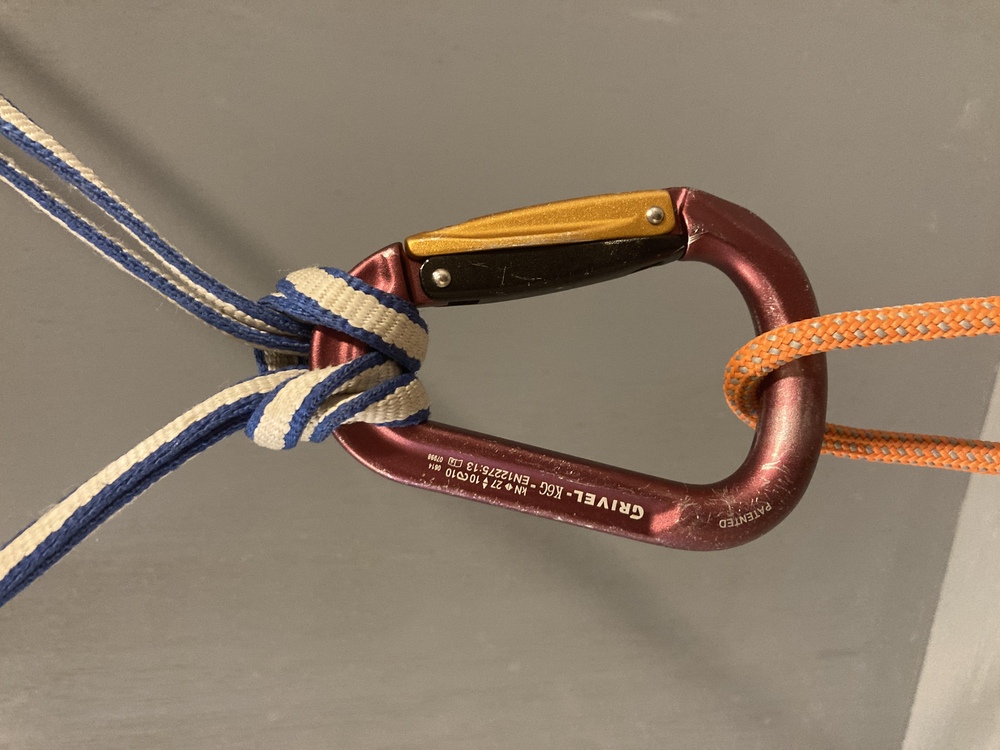 Girth Hitch Master Point for Top Roping