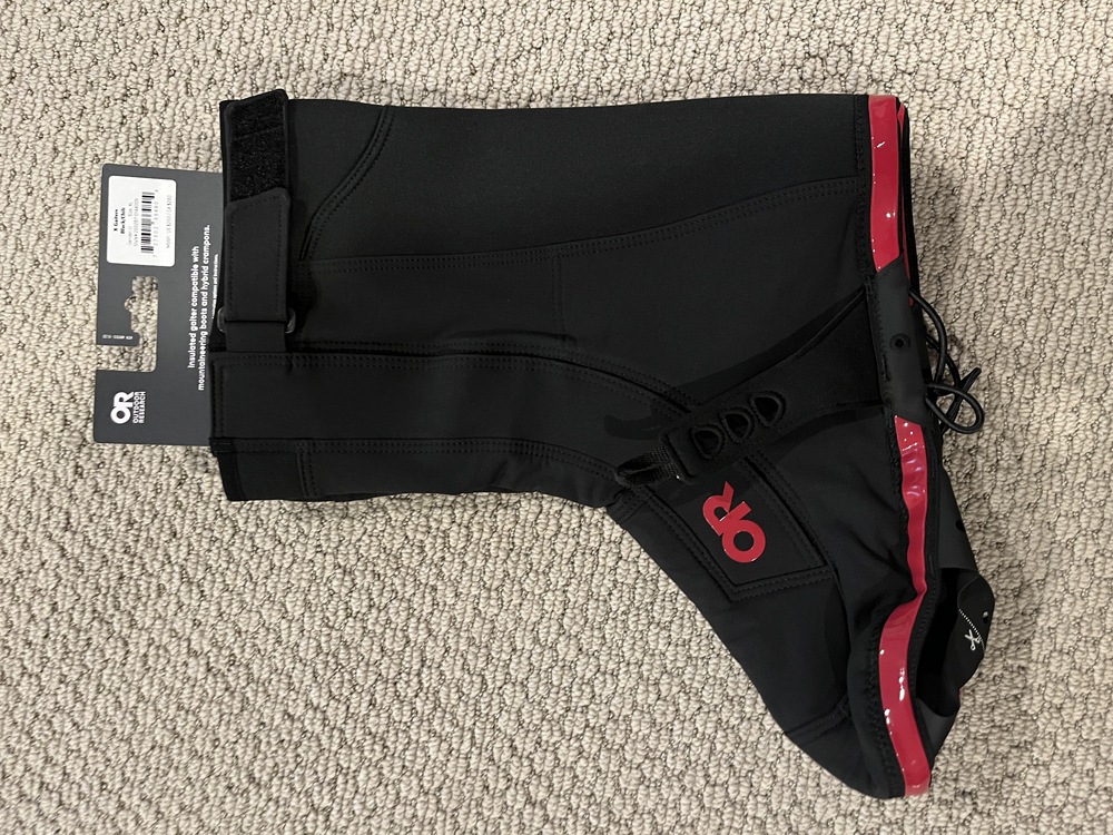 Mountain hardwear phantom parka XL and Outdoor Research XGaiters XL