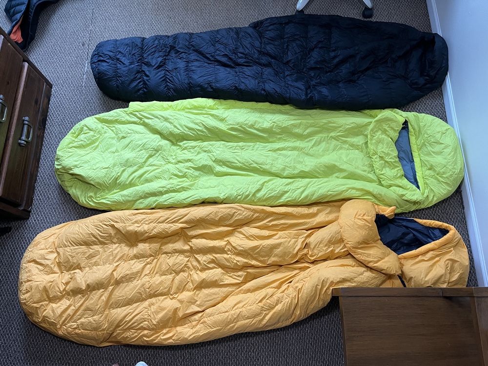 15F Nemo Disco Long and 30F Marmot Hydrogen Sleeping Bags PRICE DROP