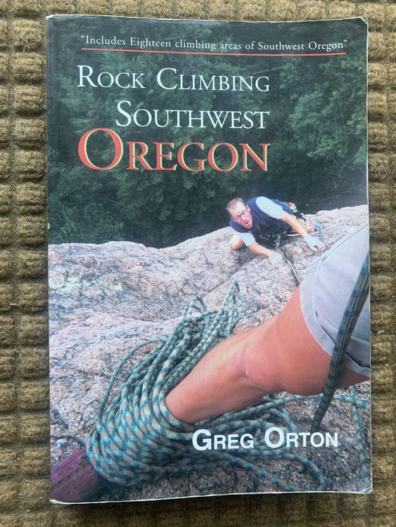 Oregon guidebooks, incl Oregon High and Portland Rock