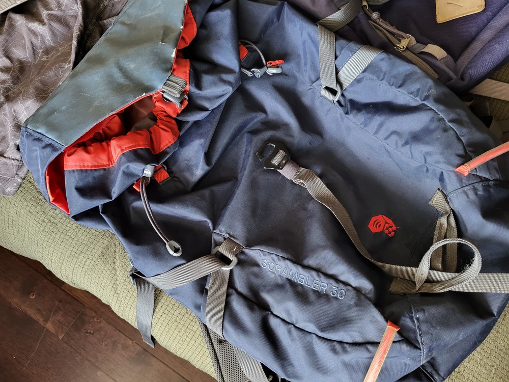 Prana Pants/shorts, MtnHw backpack, LL bean backpacks