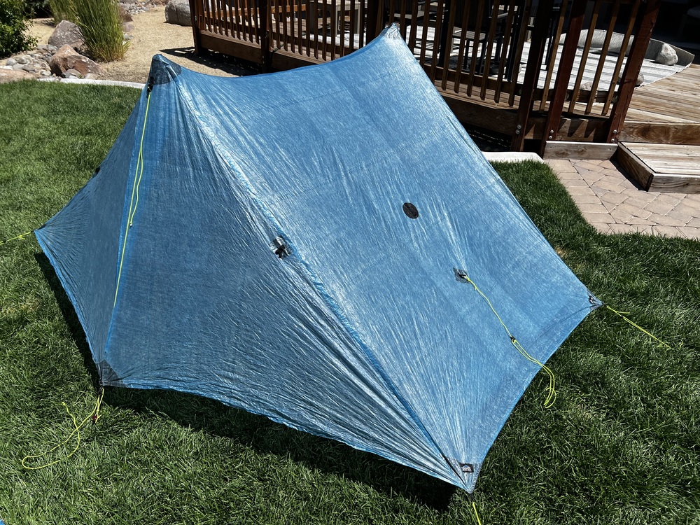 SOLD ZPacks Duplex UL Dyneema tent with freestanding kit