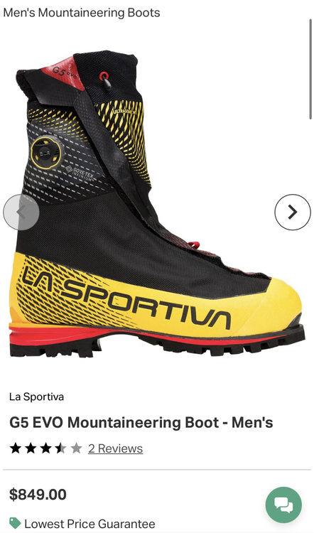 La Sportiva®  G5 Evo Black - Mountaineering Footwear
