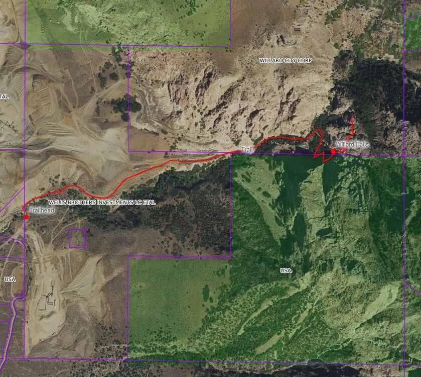 Willard Falls and rock climbs closure discussion
