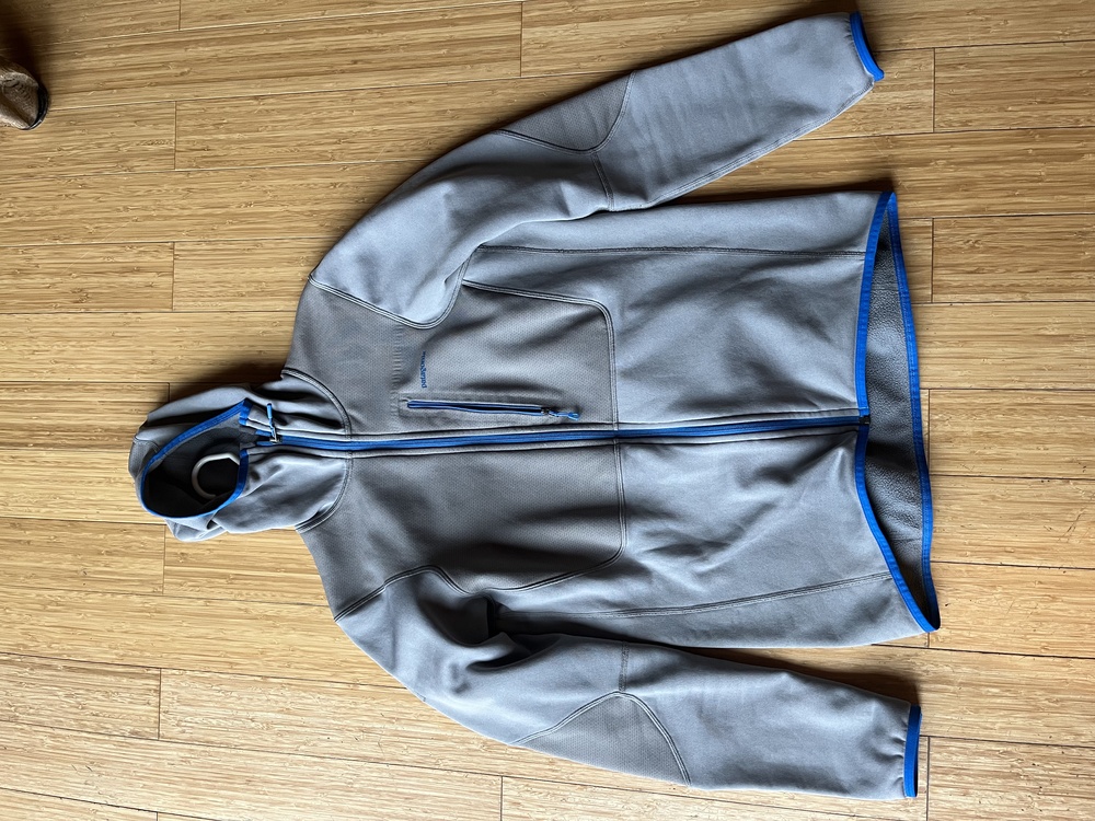 NWOT Patagonia Piton Hybrid Hoody matching LS softshell touring pants