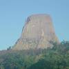 Early morning shot of the SE face of Devils Tower: taken Aug 2001