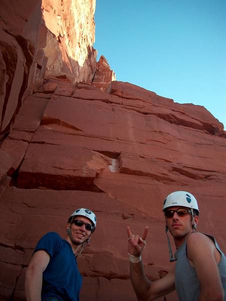 (L-R) Eli Powell and Brian Wandzilak show they are mentally prepared for what awaits.