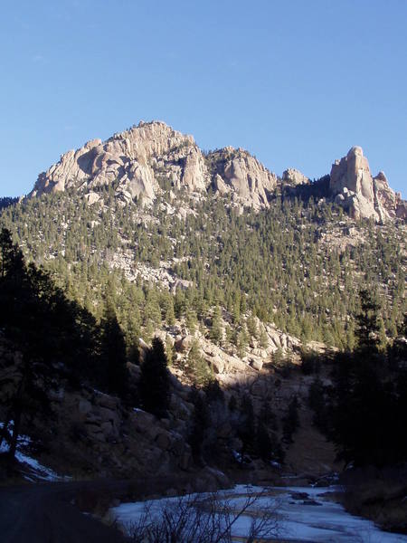 Cathedral Spires from the river.