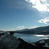 Looking to the left down horsetooth Res.  