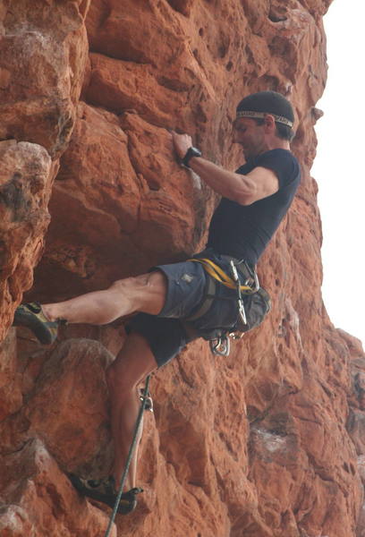 reachy undercling at 5th bolt