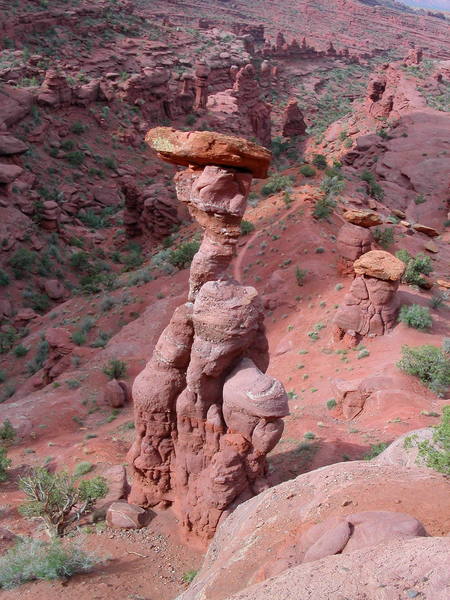 The Cobra, another wild Fisher Towers formation.