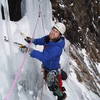 Brandon Miller enjoying the exposure on the 3rd pitch of "All Mixed Up" in RMNP.