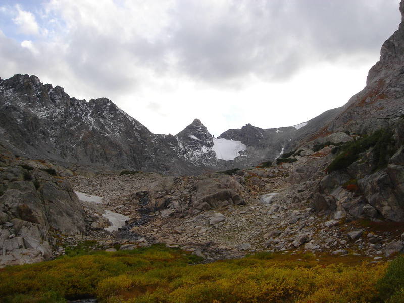 Navajo Peak And Dickers Peck from Approach towards Isabelle Glacier