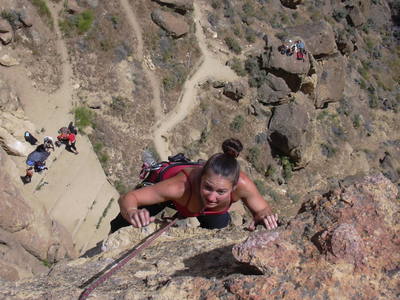 Kathryn near the top