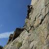 Arete (5.10d), Boulder canyon
