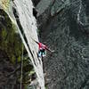 Grady Snell on V3 at Cadillac Crags