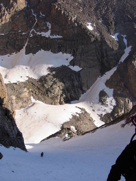 Near the turn off to Broadway on Lambs Slide - Longs Peak