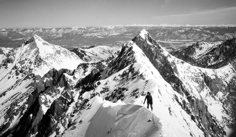 Capitol Peak in Winter - Taken from the Knife Ridge looking back at K2