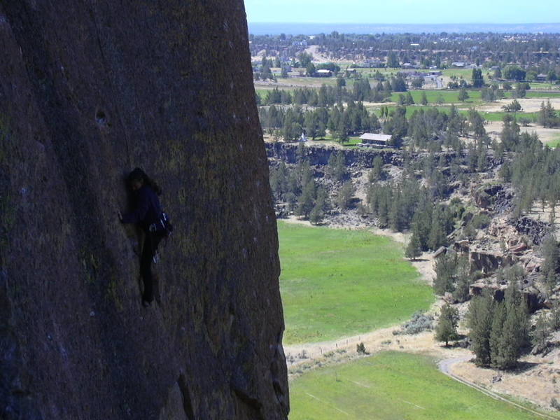 Kathryn mid-route