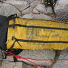 This 30-year-old haulbag belonged to Charlie Porter (see inscription). We thought it might have one more wall left in it.