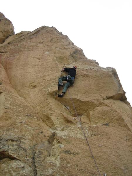 the crux of Buffalo Power. Photo by Kathryn Shimmon