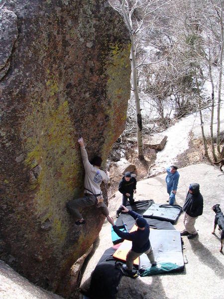 Tyler trying his hand on The Daisy Cutter