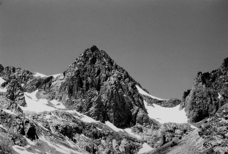 Mount Ritter from Lake Ediza.