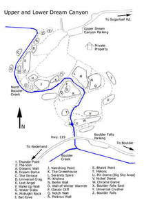 Upper and Lower Dream Canyon<br>
<br>
Modified from original by Vaino Kodas.