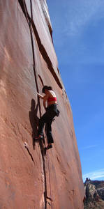 Michelle Hale cranking through