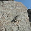 Shawn on the Coffin in Little Cottonwood Canyon Apirl 10 2006