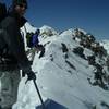 The ridge on the way to the summit of North Star Mtn (13,614') 4/9/06.    Photo by Jody.