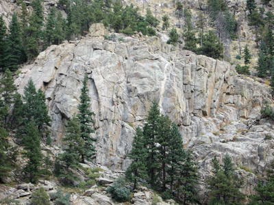 Happy Hour Crag.  Photo taken from Witches Tower.