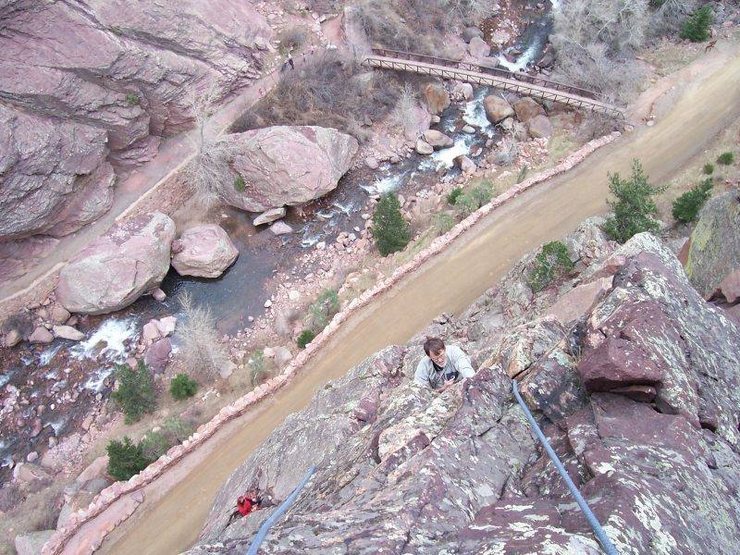 Bob Culp on the Bastille Crack - April 2006.