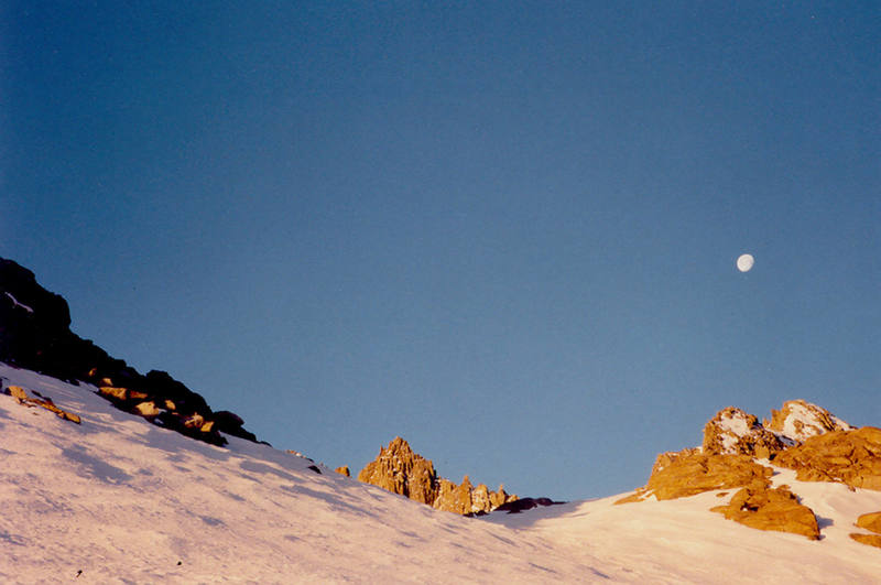 Starlight Peak behind the Palisade Moraine