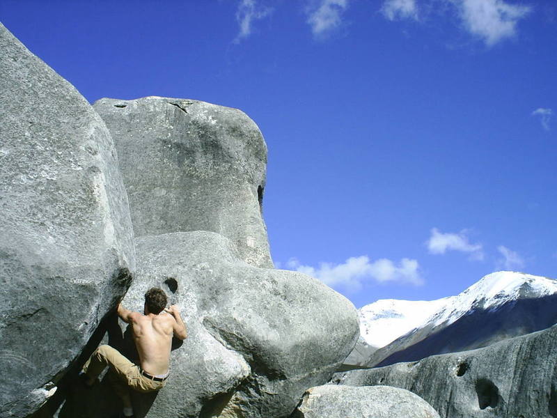 Ben, cranking another one at Castle Hill