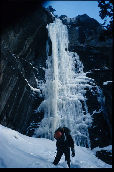 The Squid formed as a pure ice route. January '05.