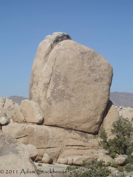 Not Forgotten (5.10a/b) on the backside of Hidden Tower   