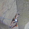 Julie and I on El Matador, Devil's Tower.