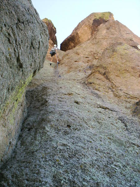 Cleaning on rappel for this route was difficult and not recommended.