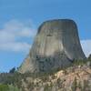 Devils Tower... as the Prairie Dogs see it every morning...