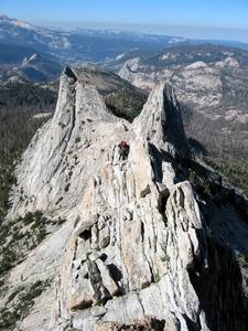 Along the Matthes Crest traverse.