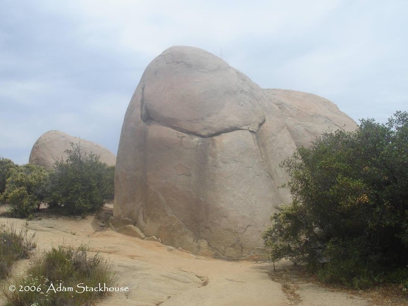 The Painted Boulders (5.8 to 5.11+)   