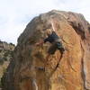 This is me doing the classic v5 on the Waterside Boulder.